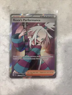 Pokemon TCG Roxie’s Performance Full Art 112/86 Ultra Rare - Image 1