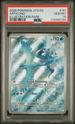 Pokemon Articuno Journey Together Illustration Rare #161 PSA 10 Gem Mint - Image 1