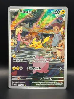 Pokemon 2023 Mew EN Pikachu #173 Illustration Rare Scarlet & Violet 151 NM - Image 1