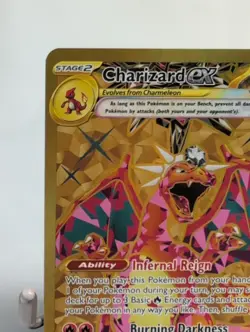 Charizard ex 228/197 Obsidian Flames Full Art Hyper Rare Pokemon TCG - NM - Image 2