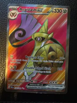 Aegislash Ex 230/182 Paradox Rift - Ultra Rare, Full Art, Holo | Pokemon TCG - Image 1
