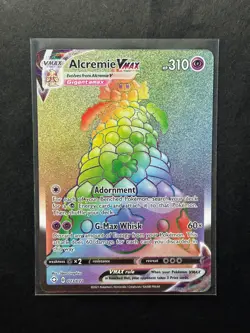 Pokemon 2021 - Alcremie Vmax Holo - Secret - Shining Fates 073/072 - NM - Image 1