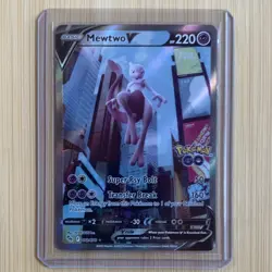 Pokemon TCG Mewtwo V 072/078 Pokemon GO Holo Alternate Full Art ENG 2022 220HP - Image 1