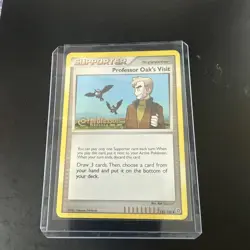 2007 Pokemon Secret Wonders Professor Oak’s Visit 122/132 Professor Program - NM - Image 3