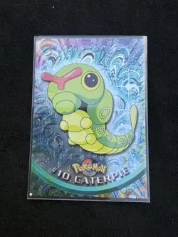 Pokemon: Caterpie - TV Animation Edition - Holo - Topps 1999 - Image 1
