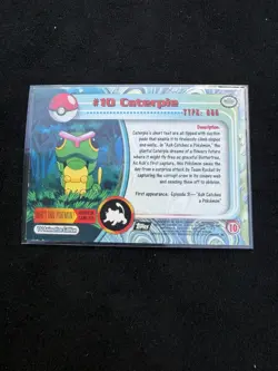 Pokemon: Caterpie - TV Animation Edition - Holo - Topps 1999 - Image 2