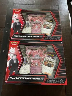 Lot Of 2 Pokemon Team Rocket's Mewtwo Ex Box Factory Sealed - Image 1