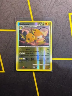Raichu Lv. 45 8/100 Reverse Holo Rare Pokemon Diamond & Pearl Stormfront LP/MP - Image 1