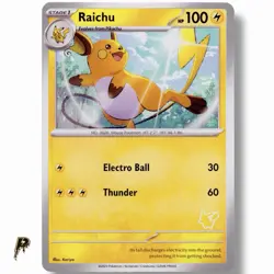 Pokemon First Battle Deck Exclusive Pikachu Stamped Raichu NM - Image 1