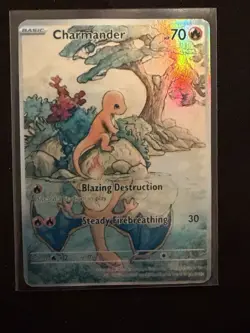Pokemon TCG Charmander Illustration Rare Custom - Image 1