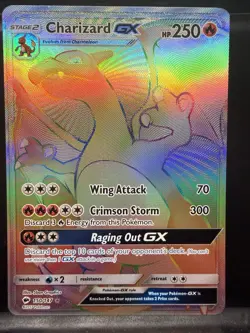 The Pokemon Company Charizard GX 150/147 Burning Shadows Rainbow Holo - Image 1