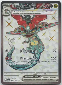 Dragapult ex 200/167 Ultra Rare Twilight Masquerade Pokemon Holo Near Mint - Image 1
