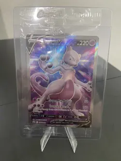 SEALED Mewtwo V SWSH229 Pokemon GO ETB Full Art Holo Black Star Promo NM - Image 1