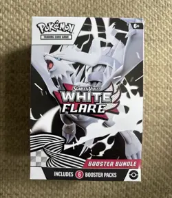 Pokemon Scarlet & Violet White Flare Booster Bundle 6-Pack English (Reshiram) - Image 1