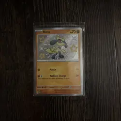 Pokemon Riolu Shiny Rare SV: Paldean Fates 173/091 Rare - Image 2