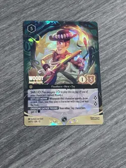 Woody Jungle Guide Foil Promo Set Championship Disney Lorcana Ravensburger - Image 1