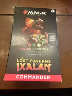 MTG Veloci-Ramp-Tor Commander Deck Lost Caverns of Ixalan New Sealed - Image 1