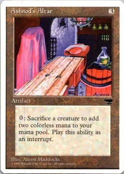 MTG Magic The Gathering Ashnod's Altar Chronicles See Scan L - Image 1