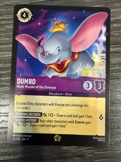 Dumbo Ninth Wonder Of The Universe Fabled 45/204 Disney Lorcana Legendary - Image 1