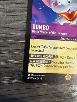 Dumbo Ninth Wonder Of The Universe Fabled 45/204 Disney Lorcana Legendary - Image 3
