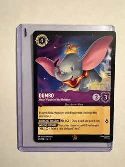 Disney Lorcana Dumbo Ninth Wonder of the Universe 45/204 Legendary Fabled Set - Image 1