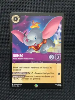 Dumbo, Ninth Wonder Of The Universe 2025 Disney Lorcana Fabled Legendary 45/204 - Image 1