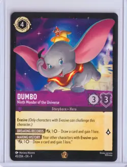 Dumbo, Ninth Wonder Of The Universe 2025 Disney Lorcana Fabled Legendary 45/204 - Image 1