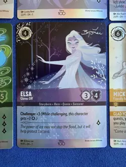 2023 Lorcana Complete Set D100 - Mickey, Elsa, Genie, Stitch, Maleficent, Maui - Image 3