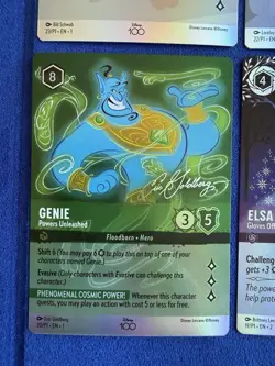 2023 Lorcana Complete Set D100 - Mickey, Elsa, Genie, Stitch, Maleficent, Maui - Image 4