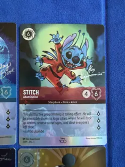 2023 Lorcana Complete Set D100 - Mickey, Elsa, Genie, Stitch, Maleficent, Maui - Image 5
