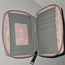 Loungefly Disney Cats Small Wallet (Gray/Pink) - Image 4