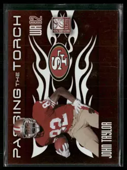 2010 Donruss Elite #9 John Taylor / Michael Crabtree Passing the Torch #987/999 - Image 1