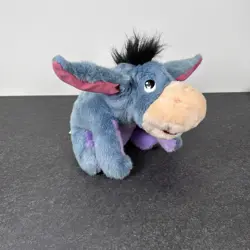 Eeyore Talking Plush Ask Me More Toy Disney Fisher Price Mattel 1999 24cm - Image 1