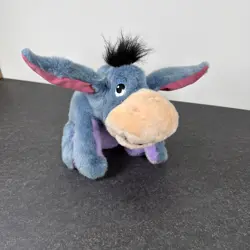 Eeyore Talking Plush Ask Me More Toy Disney Fisher Price Mattel 1999 24cm - Image 2