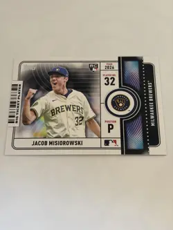 2026 Topps Big Ticket Players #BTP2 Jacob Misiorowski & #10 Jacob Misiorowski - Image 4
