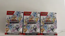 Pokemon TCG Prismatic Evolutions Booster Bundle X3 Sealed Brand New ✅ - Image 1