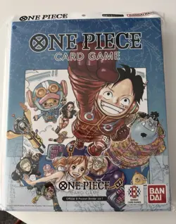 ONE PIECE Card Game Official 9 Pocket Binder Vol.1 with English DON!! Card - Image 1