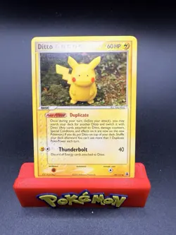 Ditto Pikachu 39/113 EX Delta Species 2005 Pokemon Card NEAR MINT NM - Image 1