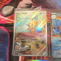 Nintendo Pokemon TCG 7-Card Holo/Foil Lot - Pikachu VMAX TG29/TG30, Palafin ex - Image 2