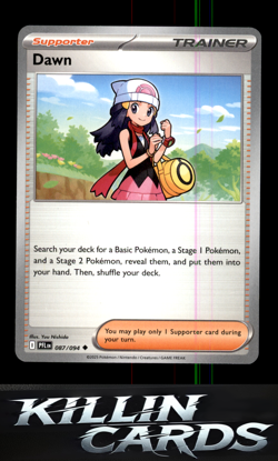 Dawn 087/094 Pokemon Uncommon ME02: Phantasmal Flames Card NM - Image 1