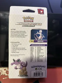 Mewtwo Mayhem Theme Deck Pokemon XY Evolutions TCG 60 Card 2016 820650801600 - Image 2