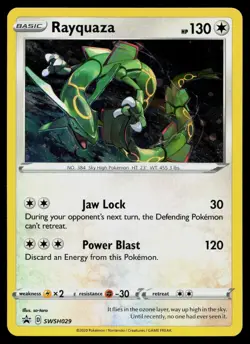 SWSH: Sword & Shield Promo Cards #SWSH029 Rayquaza - Image 1