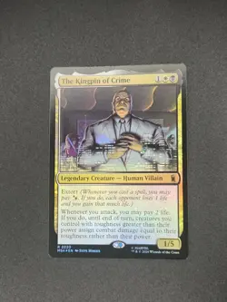 The Kingpin of Crime 220 Rare Marvel Super Heroes Magic: The Gathering Foil NM - Image 1
