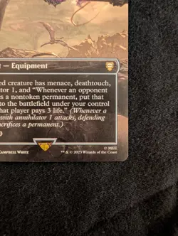 Nazgul Battle-Mace 0510 Extended Art Rare LTC Regular English 2023 MTG - Image 4