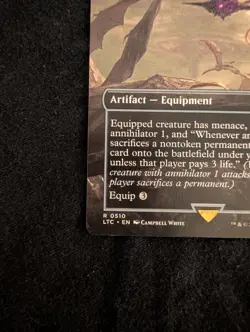 Nazgul Battle-Mace 0510 Extended Art Rare LTC Regular English 2023 MTG - Image 5