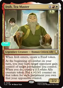 Iroh, Tea Master - Foil - TLA - 228 NM/LP - Image 1