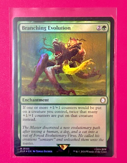 *Branching Evolution* *FOIL* -Universes Beyond: Fallout (PIP) #195- Near Mint - - Image 1
