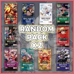 ONE PIECE CARD GAME: Random Sealed Pack x2 Booster English Version OP - Image 1