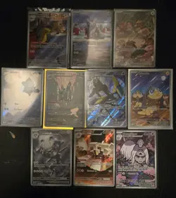 Pokemon TCG Mega Evolution Art Rares Lot of 10 Cards Near Mint - Image 1