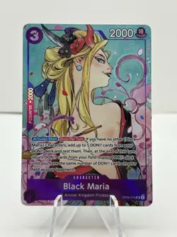 Black Maria (Illustration Box Vol.2) OP08-074 One Piece Promo Cards - Image 1